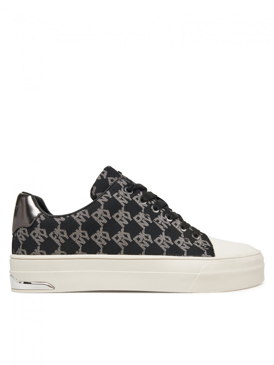 DKNY Plátěnky York Lace UP Sneak K2533982 Černá